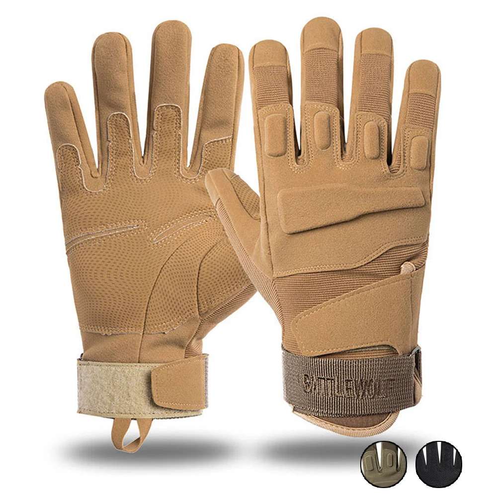 

Tactical Gloves Full Finger Gloves For Women Men Motorcycle Military Training Army Shooting Cycling Outdoor Workout Gloves W12