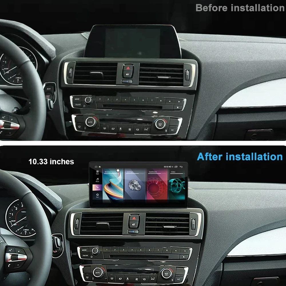Фото Автомагнитола Android 16 с видео и мультимедиа для BMW 1 и 2 серии F20 F21 F22 F23 2013-2018, система NBT EVO, QLED-экран, 4G Wi-Fi №2