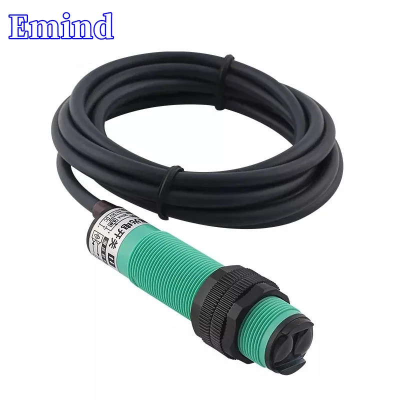 Фотоэлектрический переключатель дальнего действия с рассеянным отражением M18, датчик E3F-DS300C1, постоянный ток, три провода, NPN, нормально открытый 0-3 м, 1/3/5/10/20 шт.