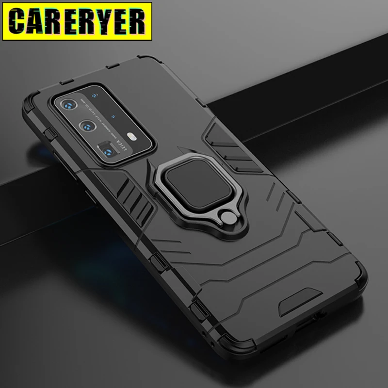 

Shockproof Ring Bracket Phone Case For Huawei P20 P30 P40 Lite P50 Pro P40Pro Plus Car Holder Cover for Huawei 6x 9x Nzone S7Pro