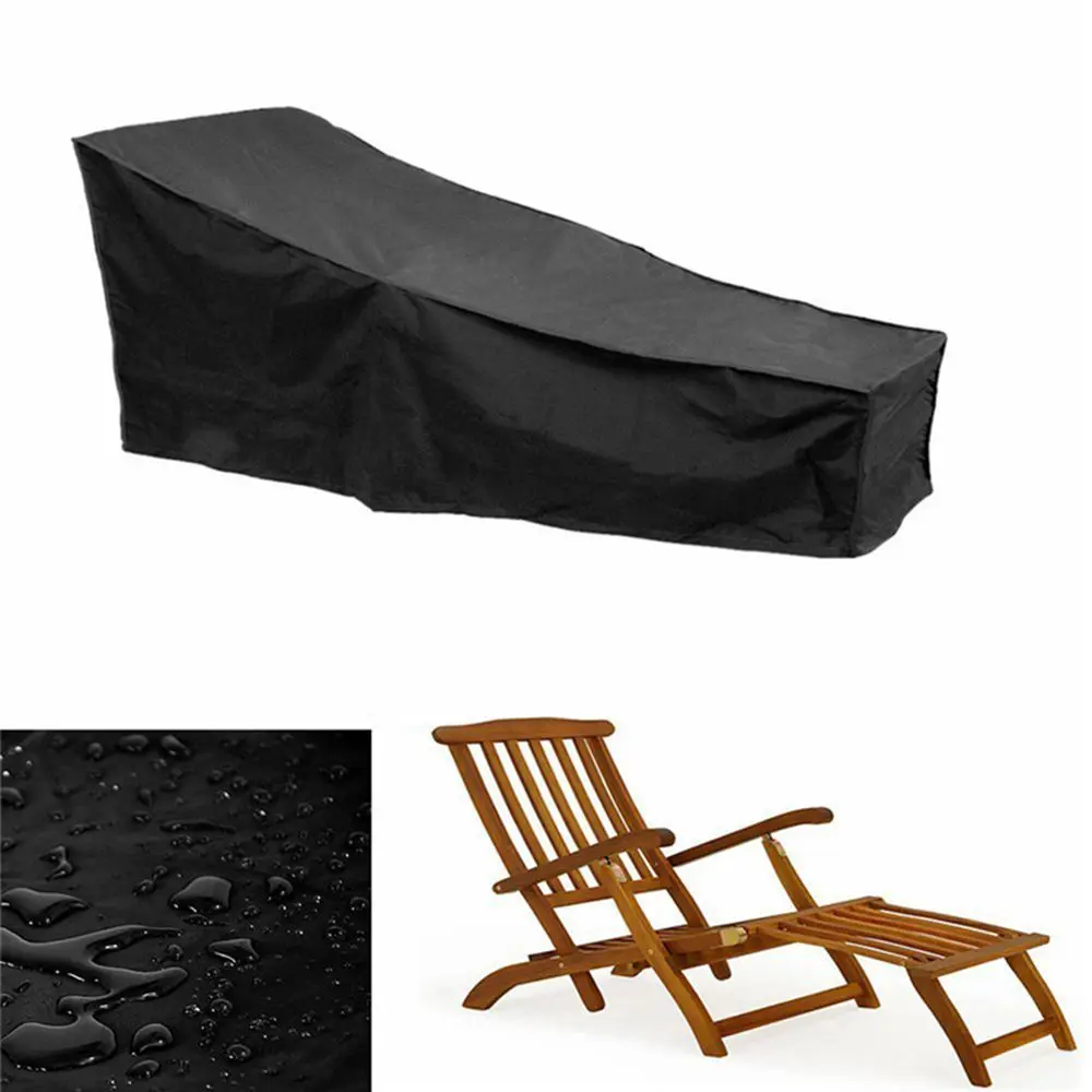 

Outdoor Waterproof Chairs Cover Garden Furniture Fold Chair Sofa Cover 210D Oxford Cloth High Temperature Beach Chair Cover