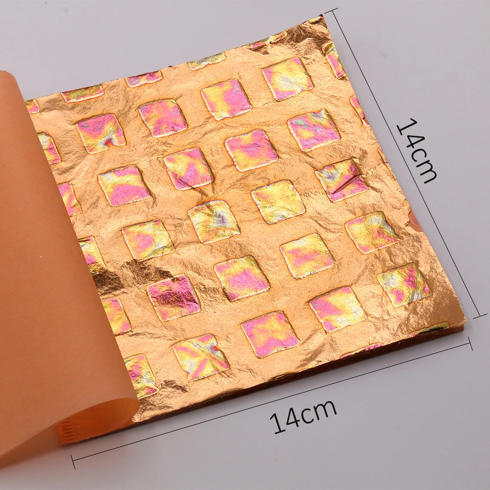 

Буклет из фольги золотистого цвета, 14 см, 25 листов