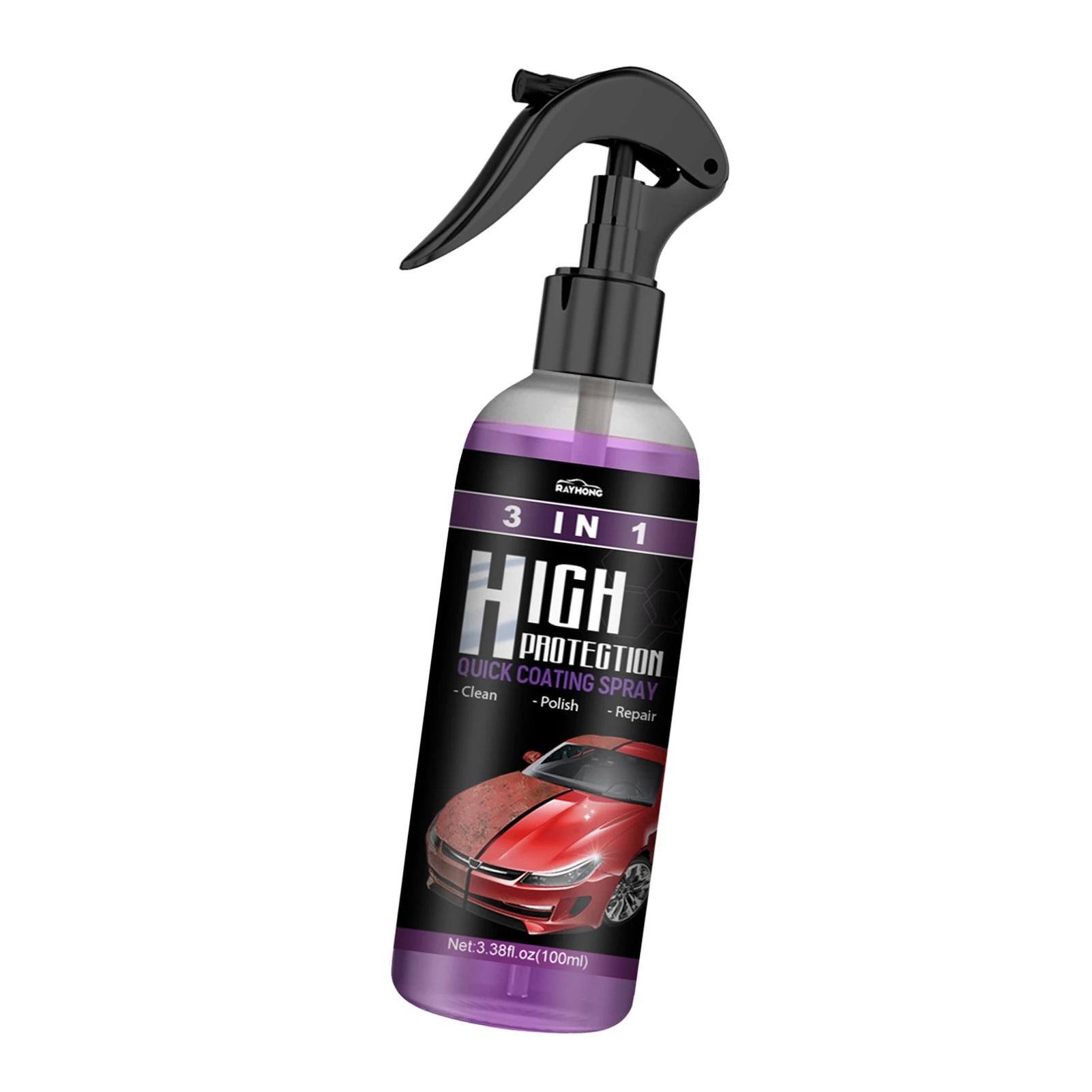 

Car Coating Spray Car Paint Spray Cleaning Coating Spray 3 In 1 Car Coating Spray For Car Detailing And Polish