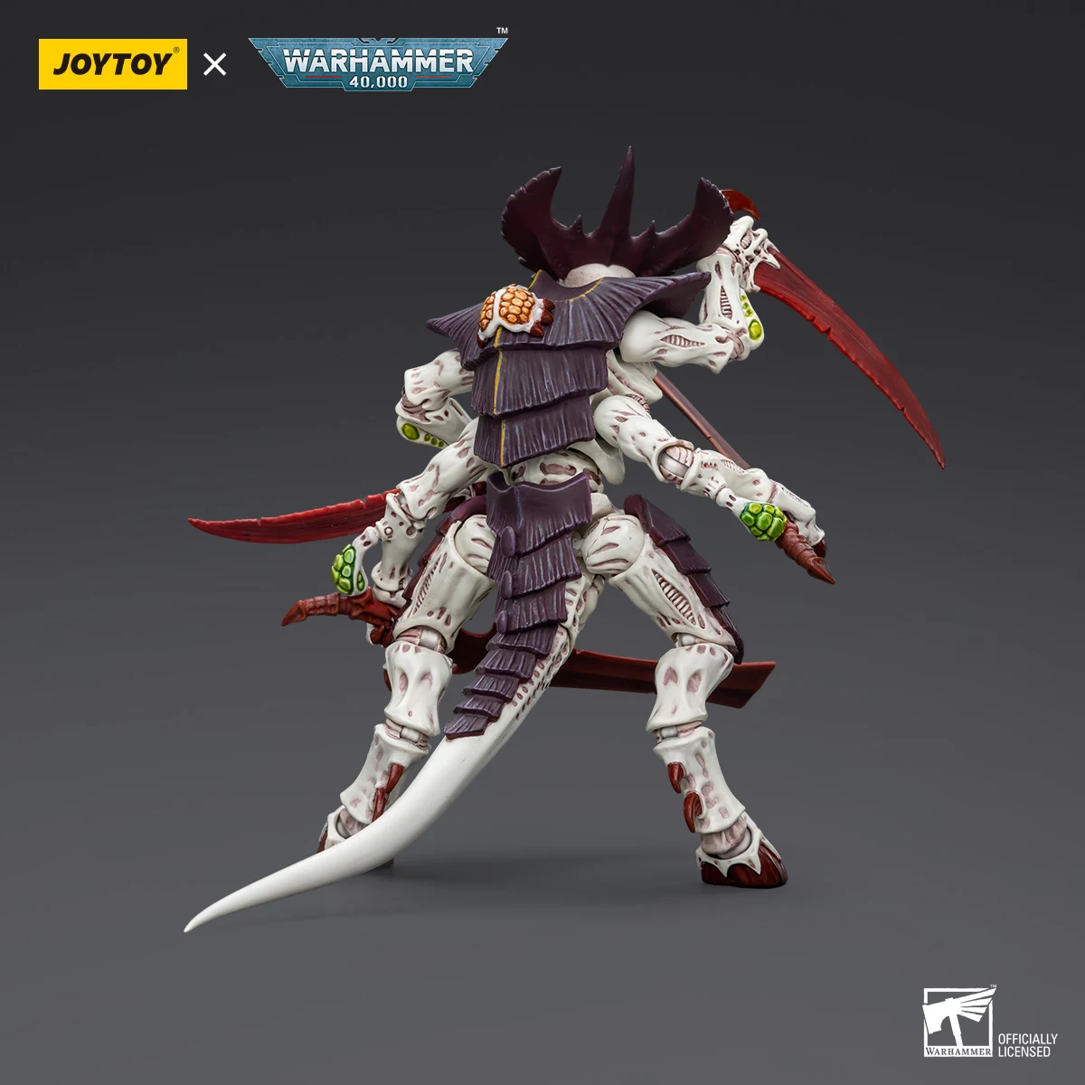 JOYTOY Warhammer 40k 1/18 Фигурки Tyranids Улей Флот Левиафан Тиранид Воин с костями Коллекция