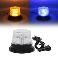 dual color auto led strobe emergency warning revolving safety lights exterior flash car roof magnetic vehicle lamps accessories