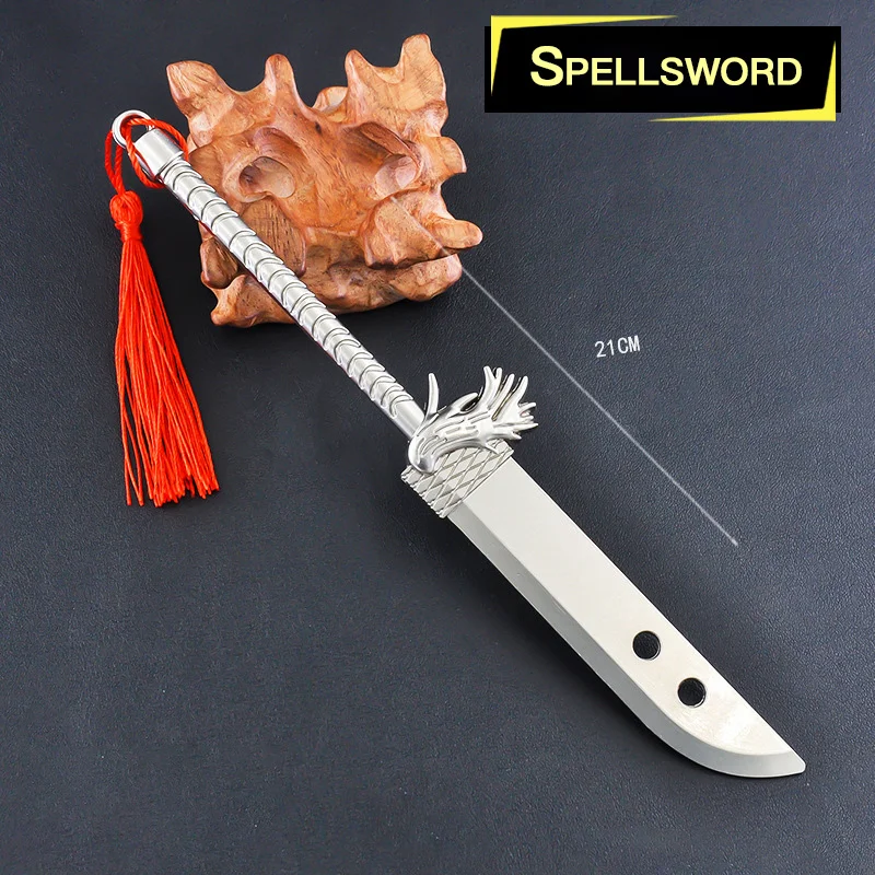

Jujutsu Kaisen Big Sword Scarecrow Three-sectioned Stick Japanese Anime Peripher Metal Samurai Sword Weapon Model Toy Knife Gift