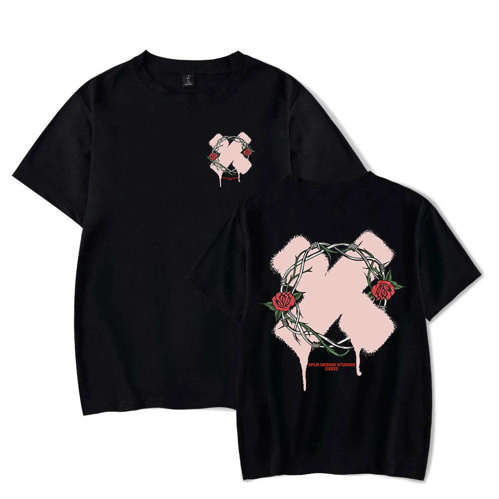

XPLR Sam and Colby Thorn Tee Crewneck Short Sleeve Tshirt Men Women's -Tshirt Harajuku Streetwear 2023 Fashion Clothes