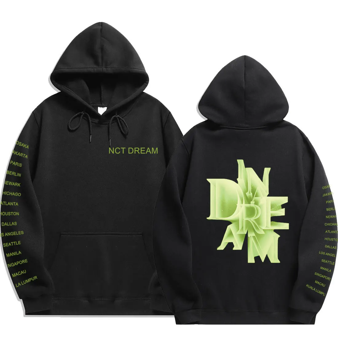 

NCT Dream Hoodies Korean Kpop Style Print Men Women Solid Sweatshirt Streetwear Hooded Pullovers Casual Loose Sweater 2023
