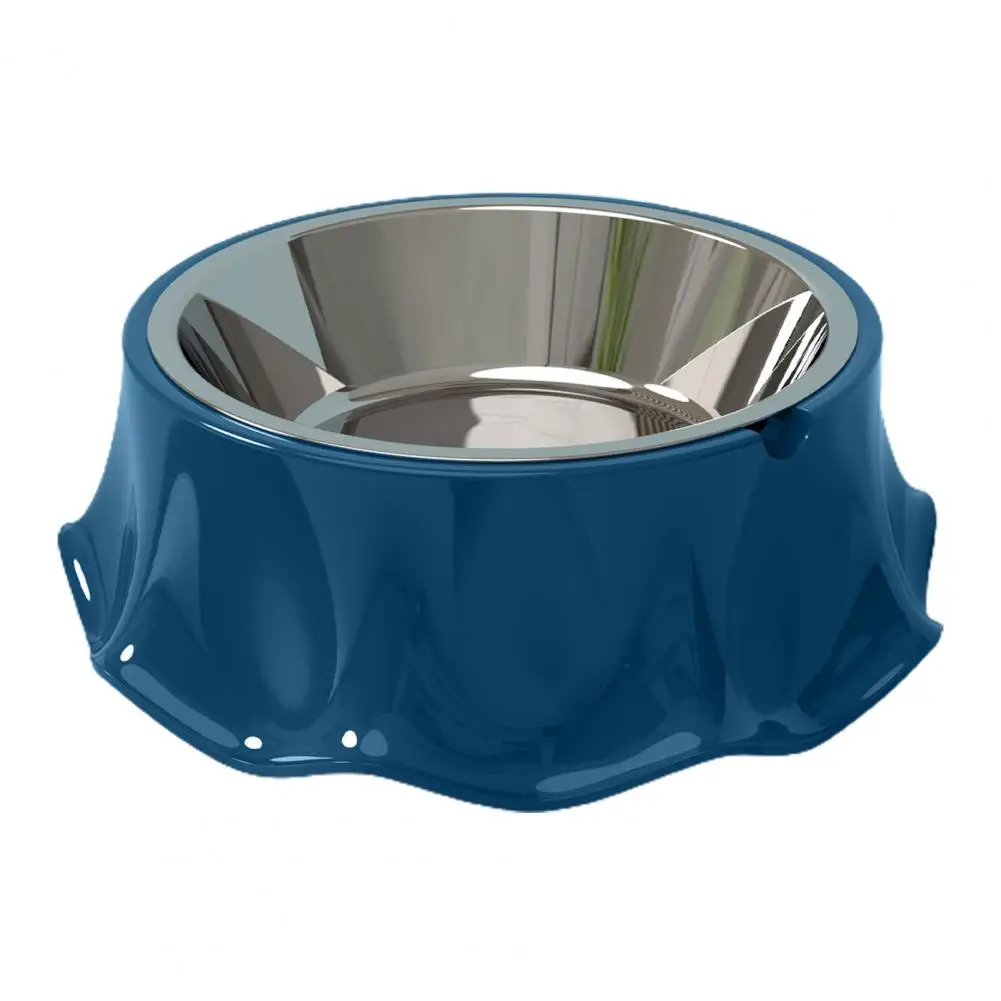 

Cat Food Bowl Stainless Steel Feeding Bowl Teddy Cat Drinking Anti-tipping Separate Double Bowl Pet Feeding Cat Accessorie