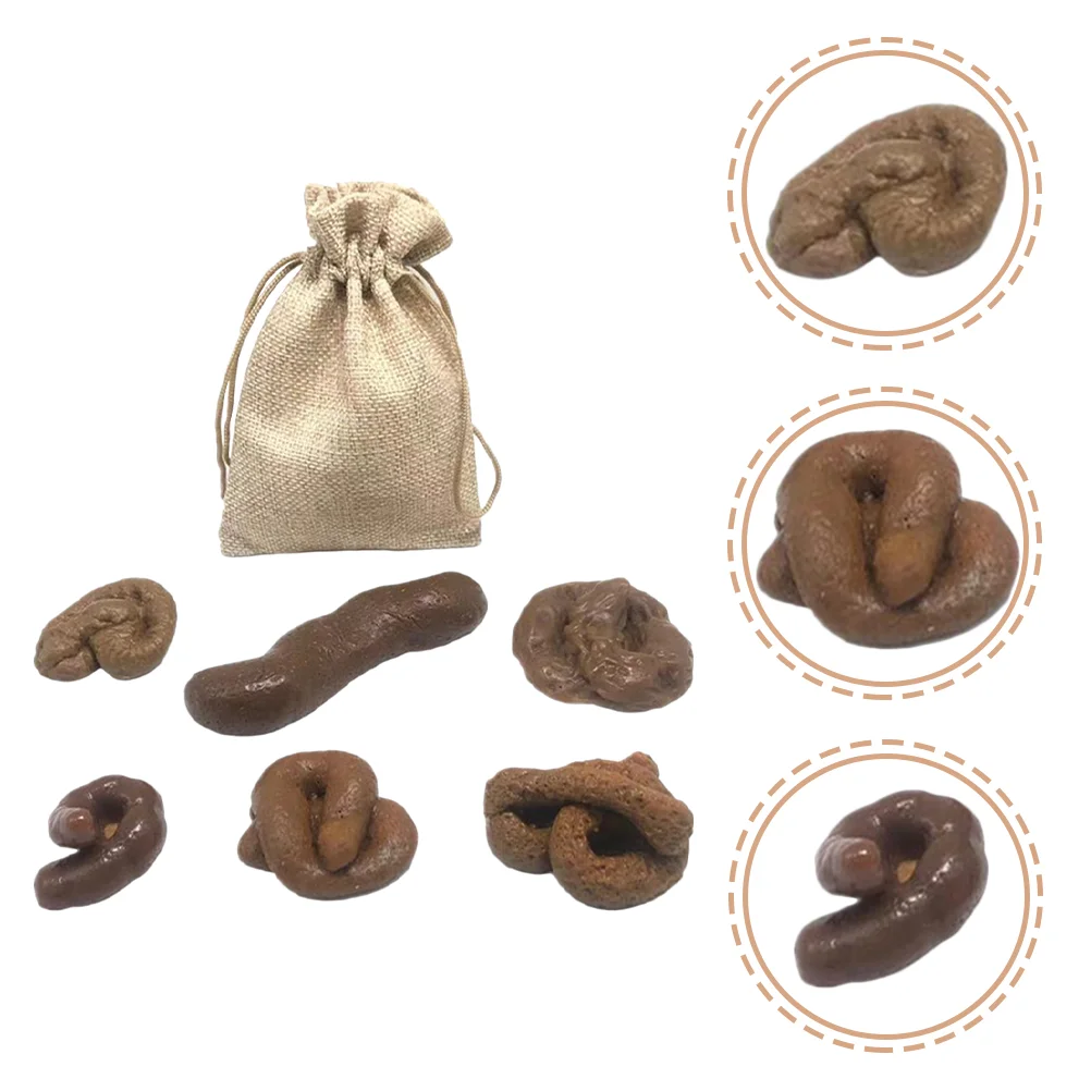 

6 Pcs Simulated Soft Stool Fake Poo Dog Prank Props Juguetes Adultos Poop Adult-toys Aldult