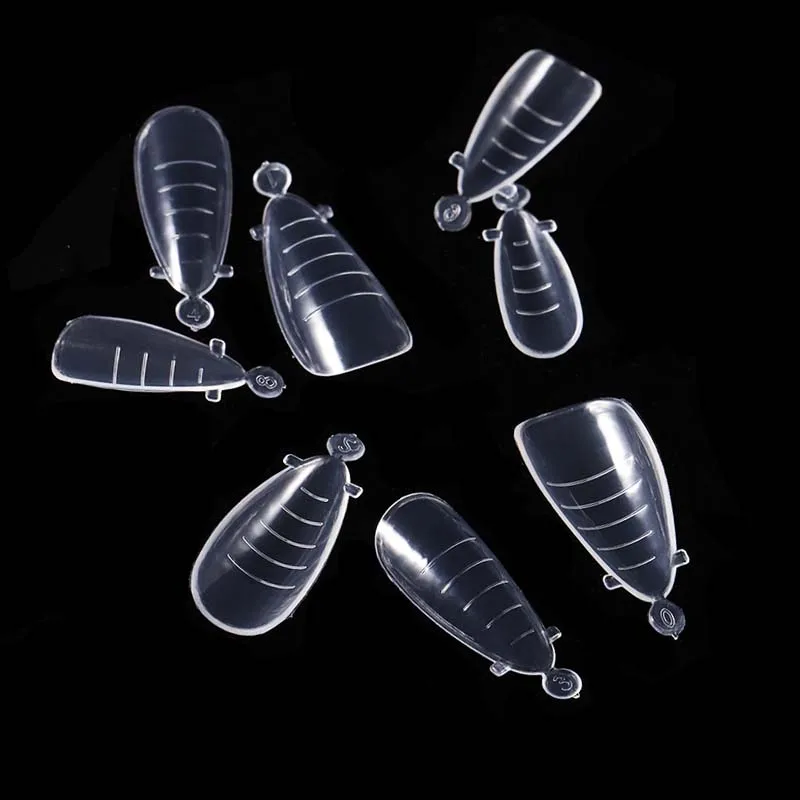 120 шт. формочки на шпильках для быстрого наращивания ногтей |