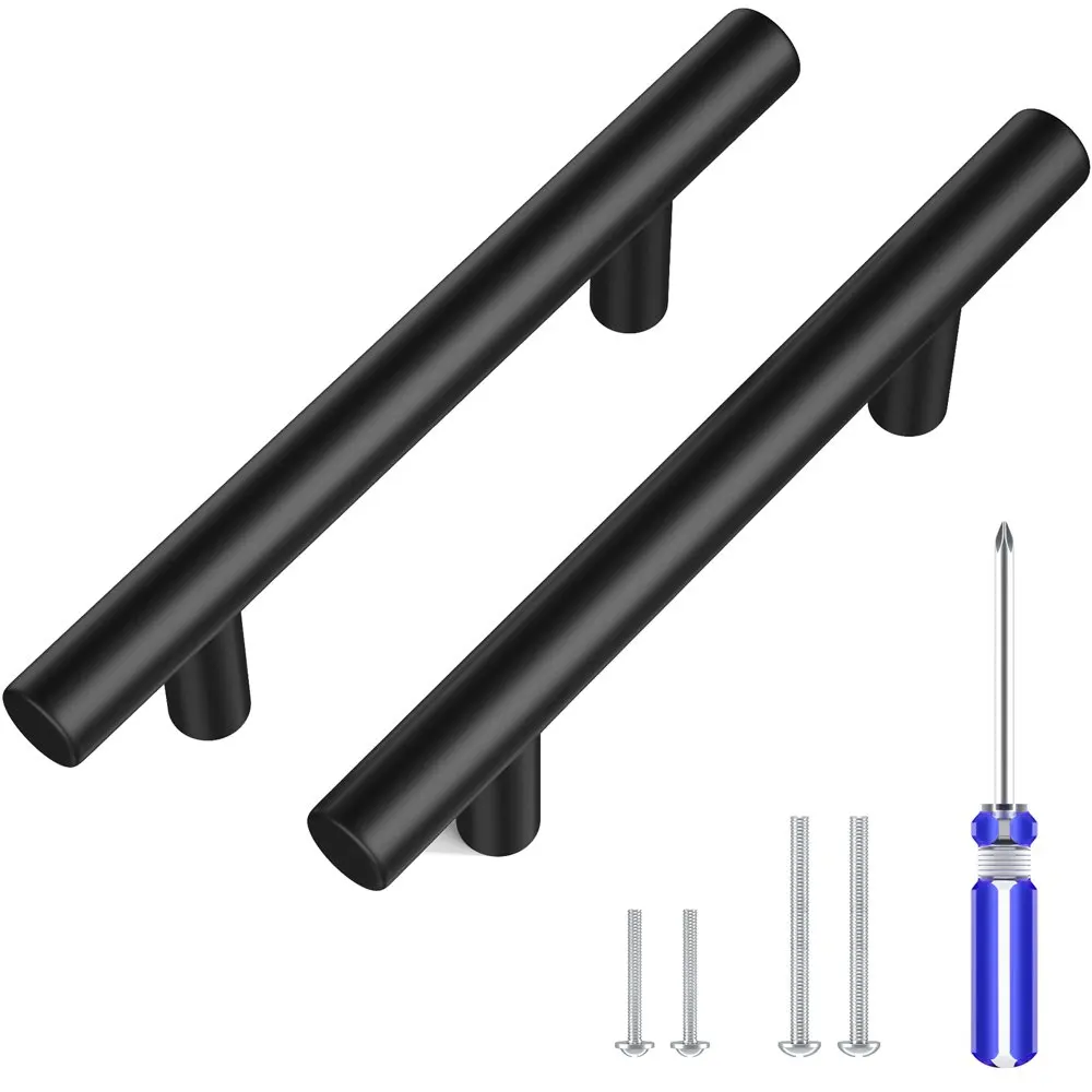 

Comfiiclouds Cabinet Handles 3 inch Hole Center 25 Pack Drawer Pulls Matte Black Finish Cabinet Pulls