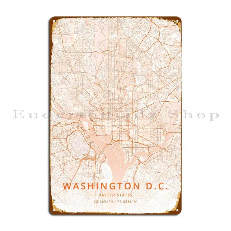 

Металлический знак Вашингтон DC США, кинотеатр, гаражная пещера, настенная роспись, жестяной знак, плакат