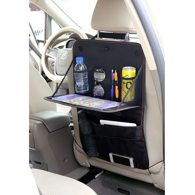 

1pc Universal Car Back Seat Storage Bag Organizer Trunk Elastic Felt Storage Bag Organizer Hanging Car Accessories