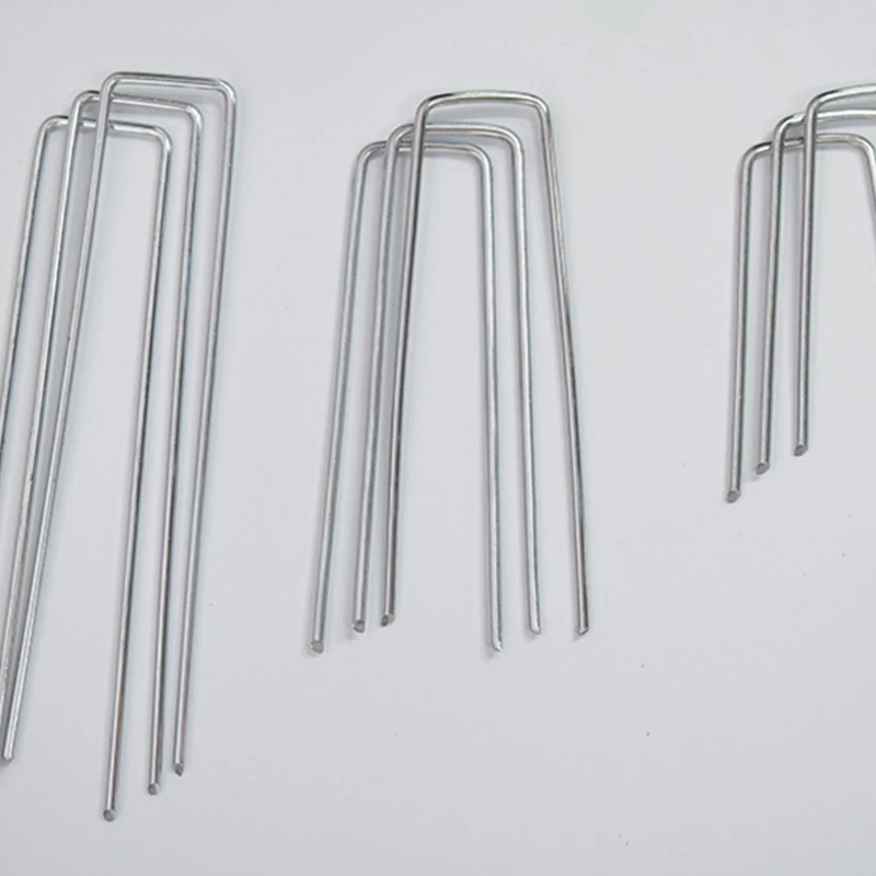 

Garden Peg U-Shape Ground Nail Sod Pin Stake Turf Staples for Artificial Grass Gardening Nail подставка для цветов plant stand