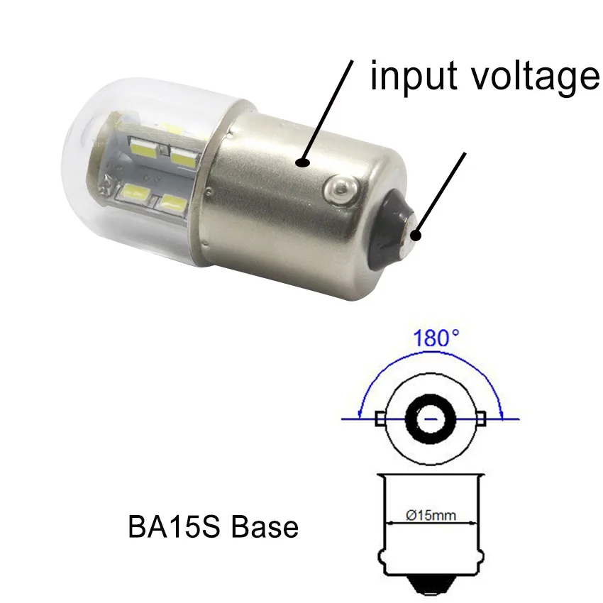 

6 В мотоциклетные светодиодные фонари G18 R5w 12 В 24 В автоматические лампы индикатор оборудования R10W сигнальная лампа задняя упаковка из 4 шт.