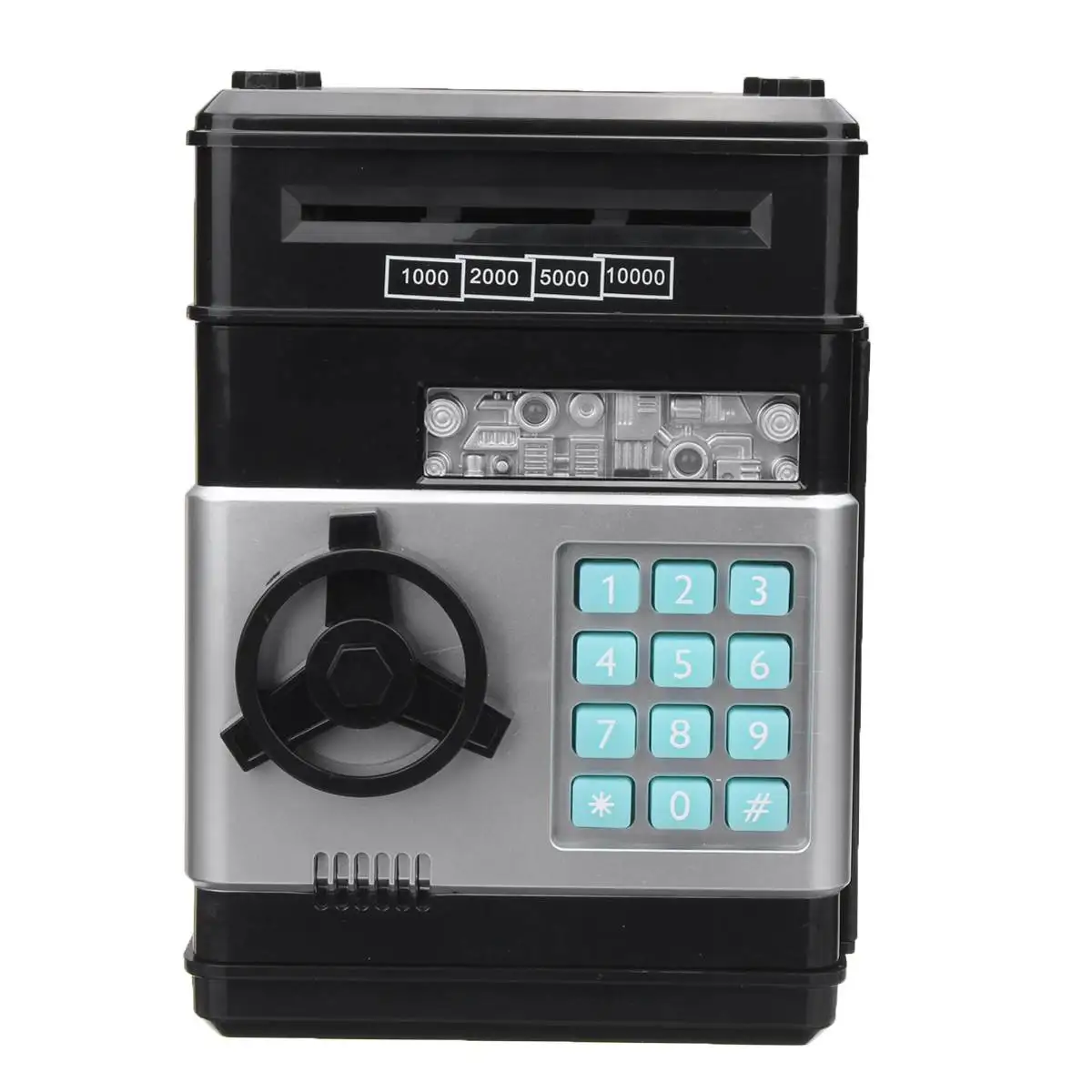 

Electronic Money Box Password Code Key Lock Piggy Bank Automatic Coins Cash Saving Money Box Counter Mini Safe Box Child Gift