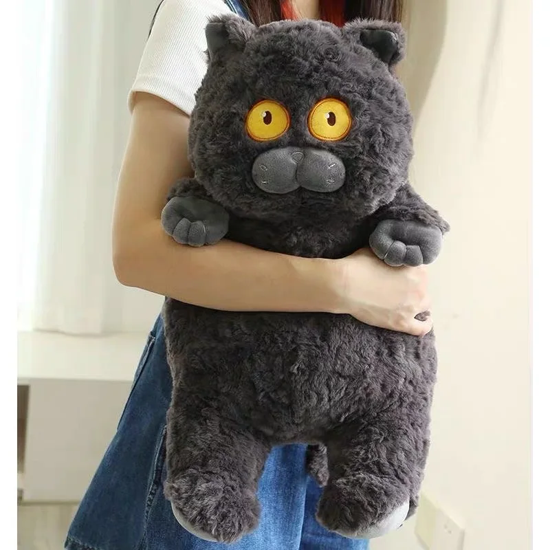 New Arrive 40cm Japanese Kawaii Soft Plush Cat Toys Stuffed Animal Dolls Kids Gift Lovely Fat Cats Pillow Home Decoration