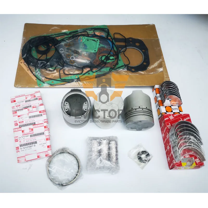 

For ISUZU 3AB1 rebuild kit piston ring engine head gasket bearing TS3510 TS3510F