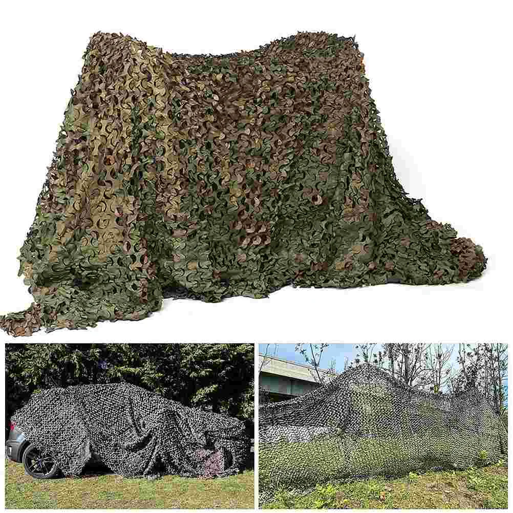 

1pc Portable Sunshade Camo Netting Sunshade Net Outdoor Cover Protective Net