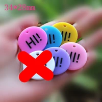 diy letter charms keychain pendant resin charms necklace pendant for diy decoration 20pcs