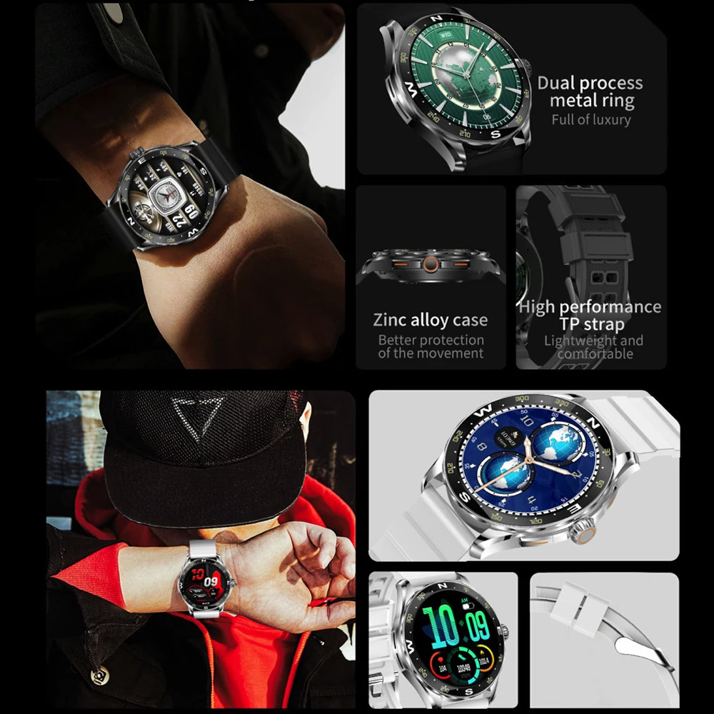 Смарт-часы женские с AMOLED-экраном 1 43 дюйма и функцией Bluetooth