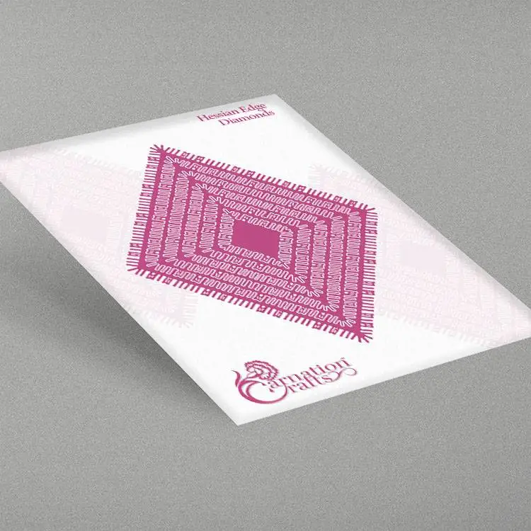 

Изысканный набор для высечки алмазов Hessian Edge, технология высечки металла, шаблон для изготовления карт, руководство «сделай сам», новинка 2022