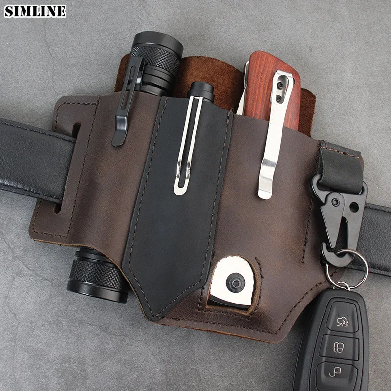 

Tactical Multifunction Belt Holster EDC Portable Tool Storage Bag For Knife Pen Hunting Camping Military Waist Bag Clip Scabbard