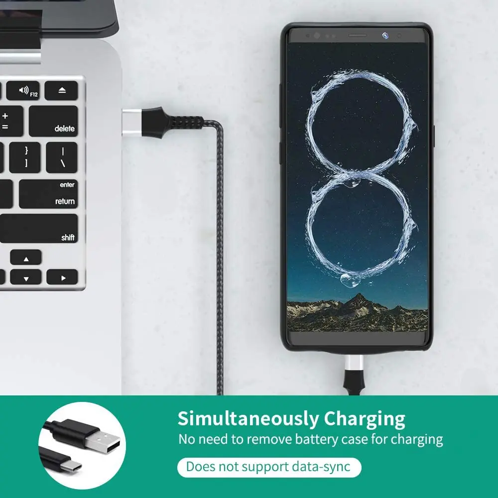 Чехол NEWDERY для беспроводной зарядки аккумулятора Samsung Galaxy Note 8 9 20 Note10 Plus Slim Power