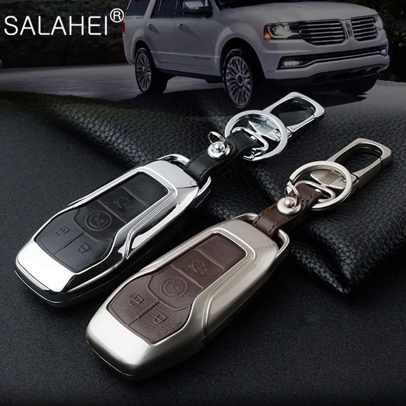 Чехол для ключей стайлинга автомобиля чехол Защитная сумка Lincoln MKZ MKC MKX Ford Fusion Mondeo