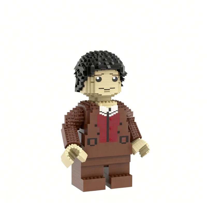 2142 детали MOC «Хоббит и Властелин колец» Максифигурка Фродо в красно-коричневой куртке, модель из строительных блоков, рождественский подарок, игрушка (art.: 3920dcd900fa6) - 3920dcd900fa6