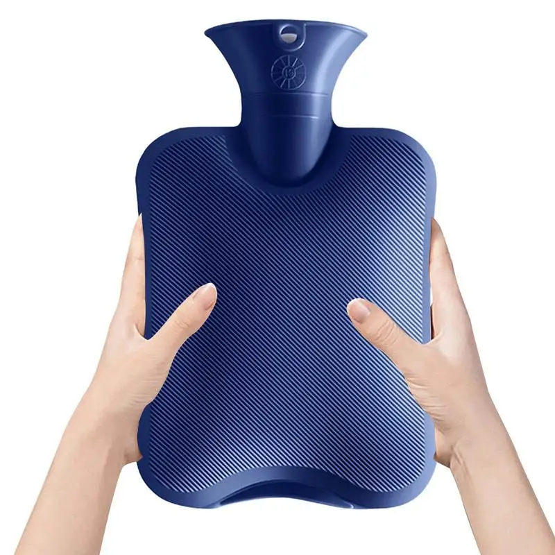 

Hot Water Bag 2000ml Rubber Hot Water Bottle BPA Free Winter Hot Water Bag For Neck Shoulder Hurt Menstrual Cramps Hot Compress