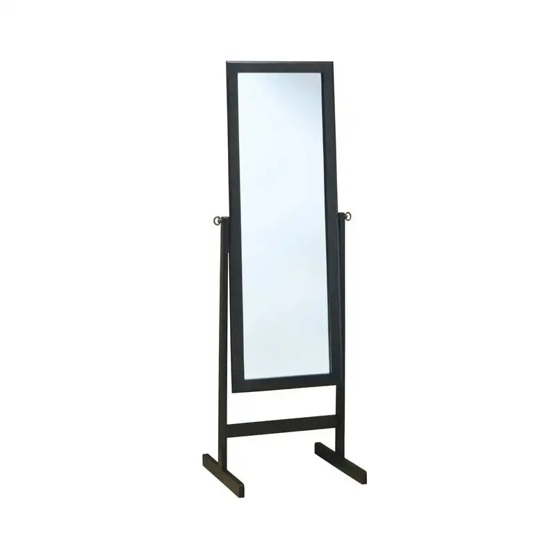 

Зеркало в полную длину, современное коричневое прямоугольное деревянное напольное гардеробное зеркало 60 дюймов для спальни.