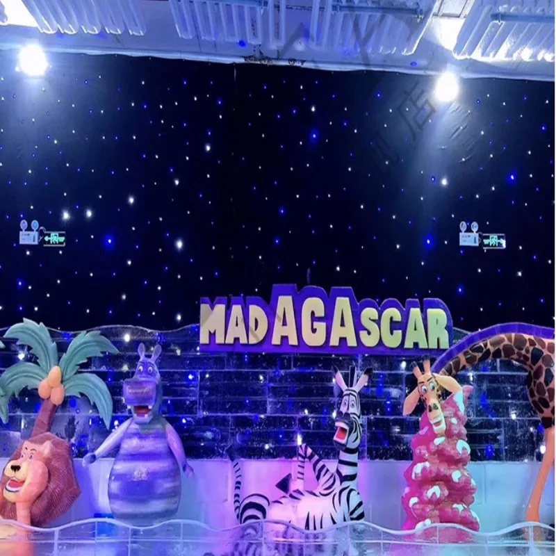 Индивидуальный сценический фон светодиодный ткань со звездами звездное небо