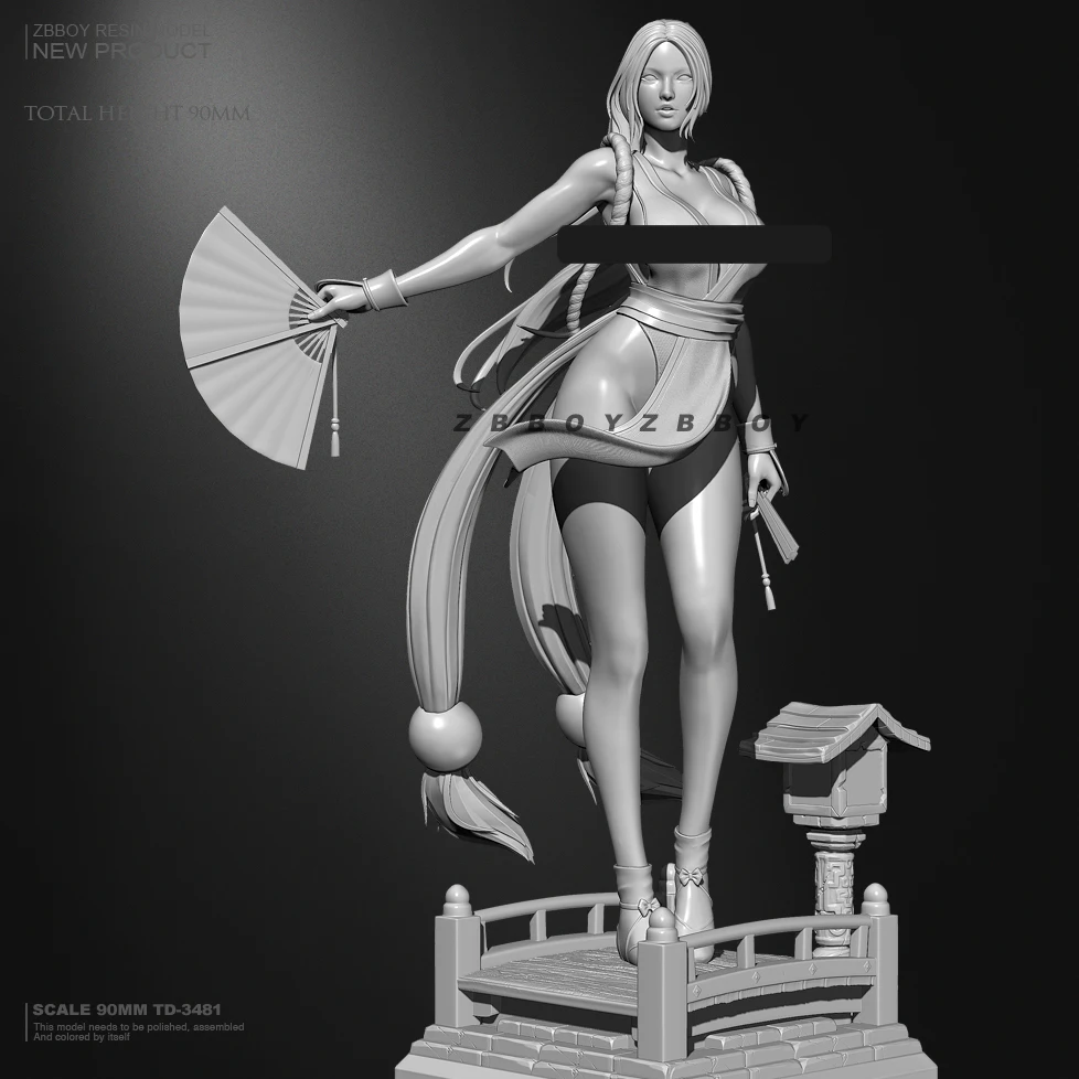 

90mm The King of Fighters Mai Shiranui Resin Figure Soldier TD-3481