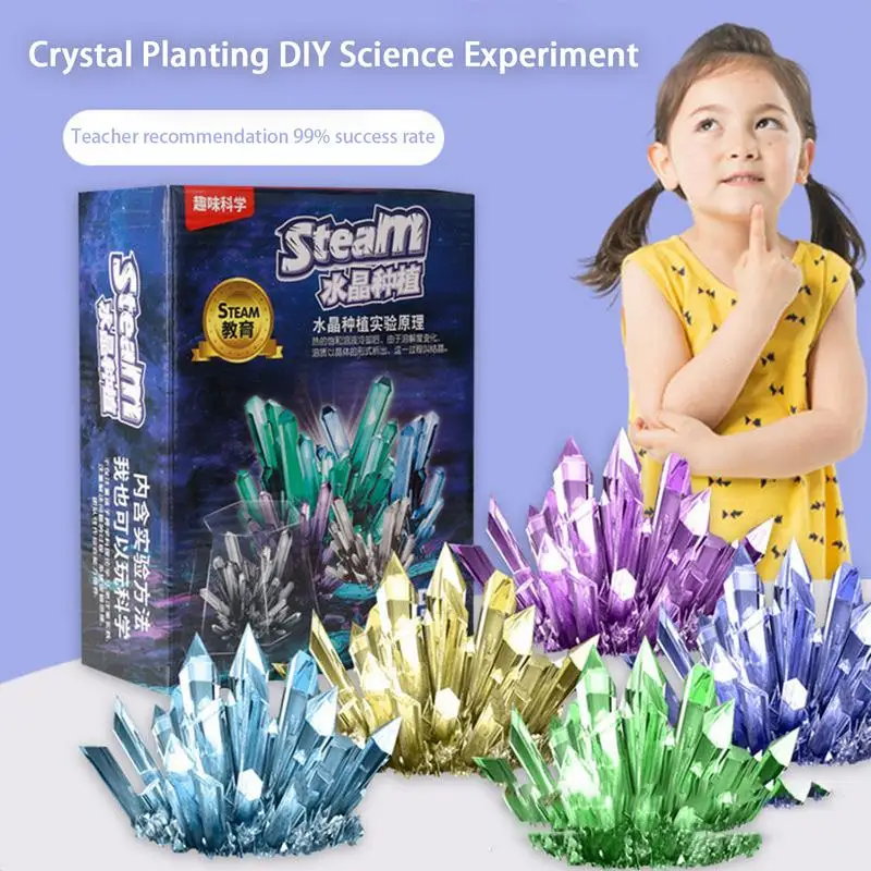 Набор игрушек для выращивания кристаллов DIY научный эксперимент подростков