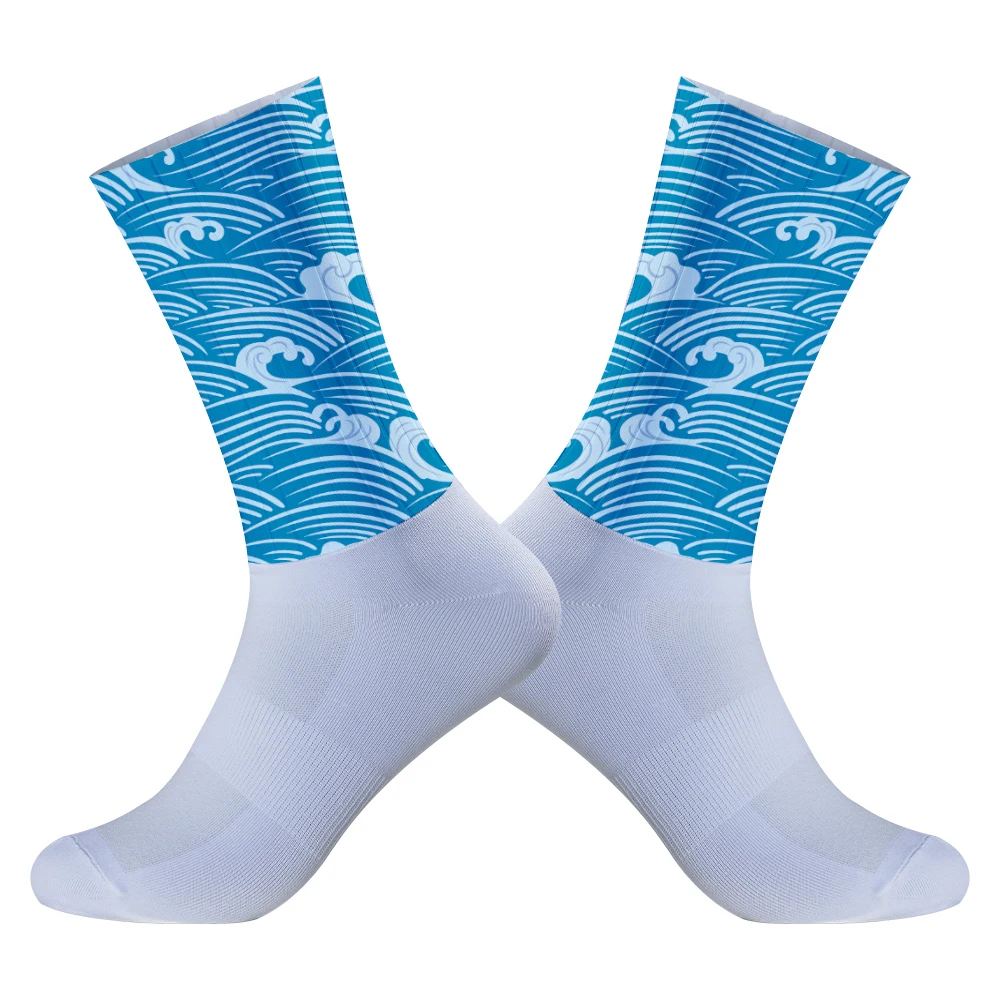 Велосипедные Командные носки новинка 2024 летние гелевые Нескользящие дышащие