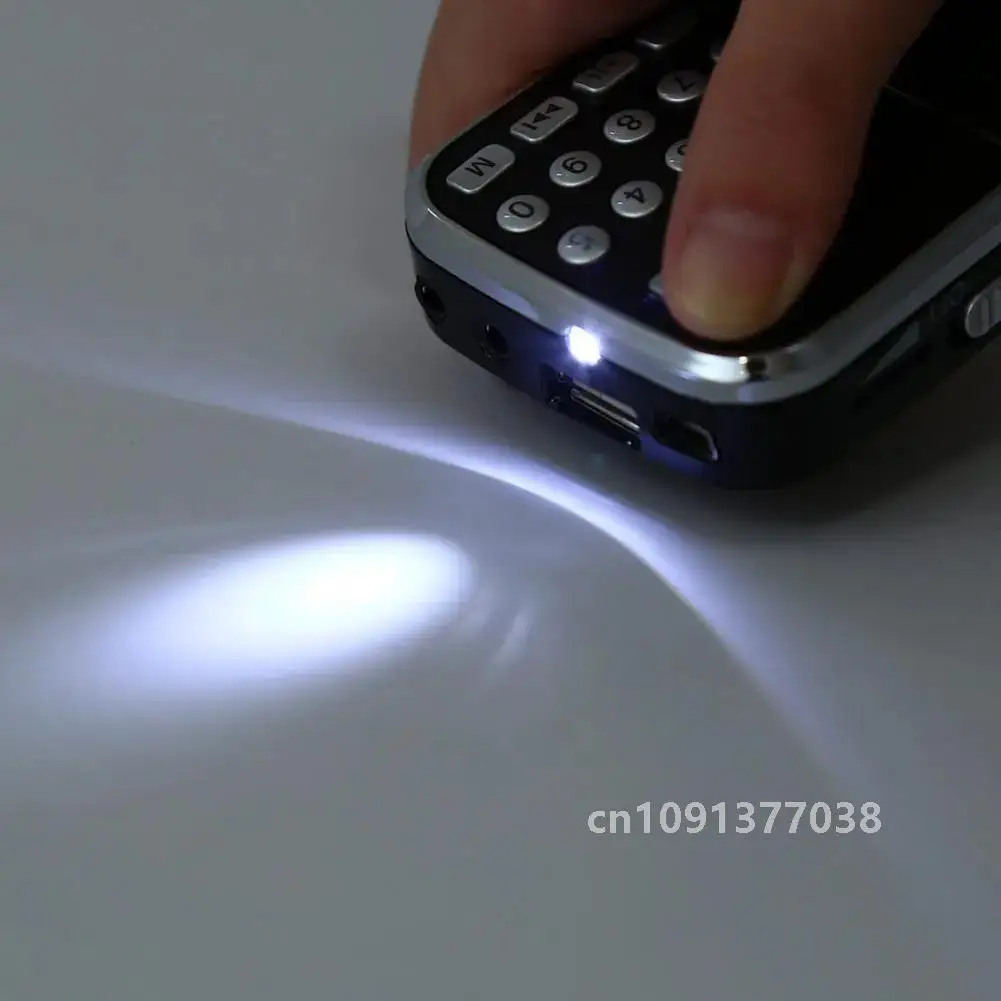 EONKO Super Bass HIFI FM-радиодинамик L-088 с TF USB-фонариком перезаряжаемой батареей