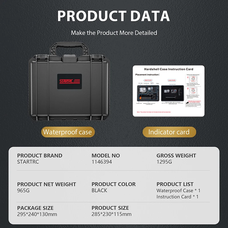 Аксессуары STARTRC для спортивной камеры 2-слойный водонепроницаемый сделай сам