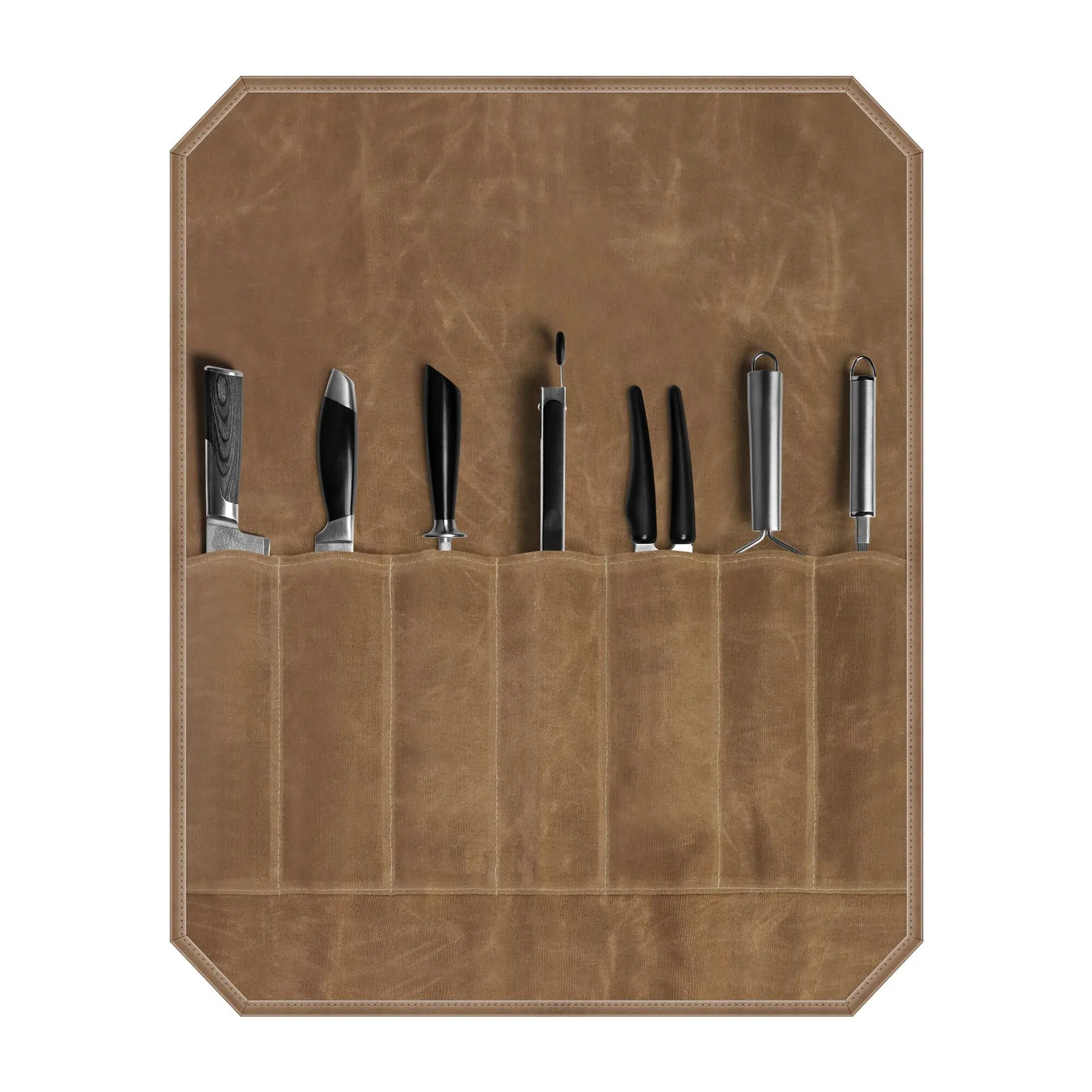 

Вощеная тканевая сумка для ножей BST11