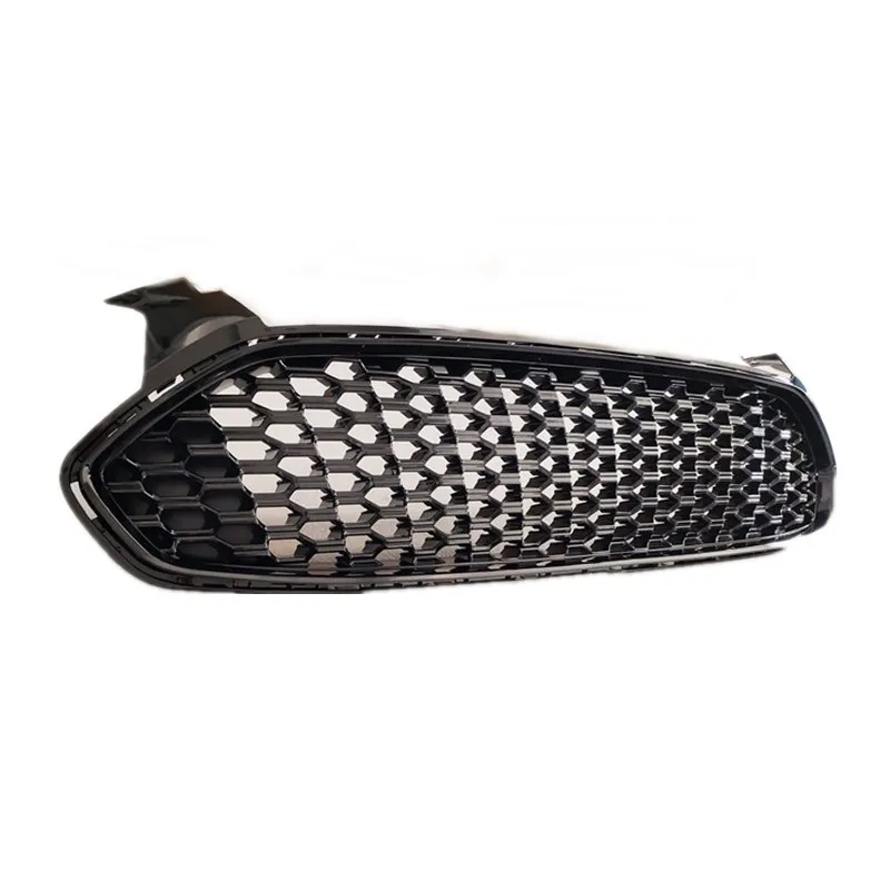 

Полностью Черная решетка с Сотами для 2015 Ford Mondeo 2013-2016, заправка из АБС-материала, гоночные решетки