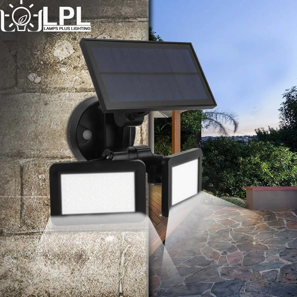 

Outdoor Waterproof Wall Lamp LED Solar Lamps Motion Sensor Waterproof Flood Light for Courtyard Path Garden Decor Street Light