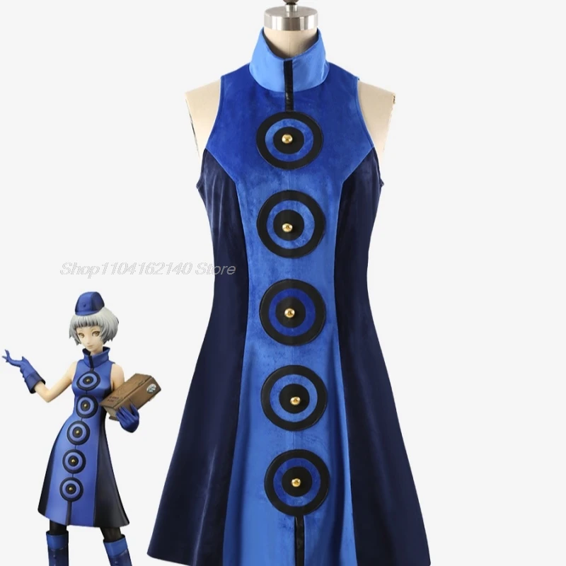 Игра PERSONA 3 аниме потому что Элизабет карнавальный костюм парик на заказ полный