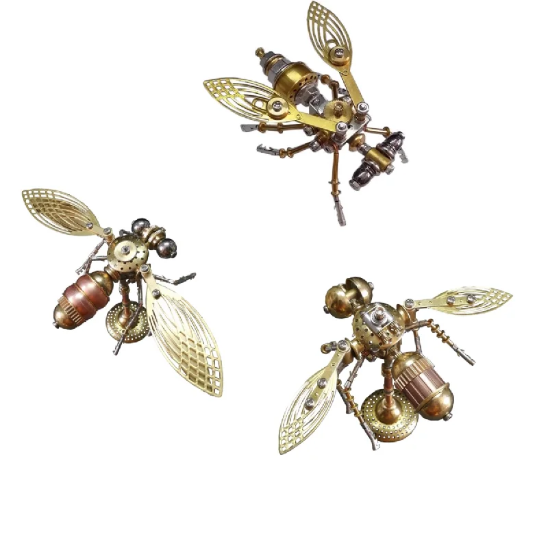 

Металлическая сборка «сделай сам», наборы моделей насекомых, механический паук в стиле стимпанк, пчела, мухи, дрософила, мухи, 3D пазлы, игрушки для детей и взрослых
