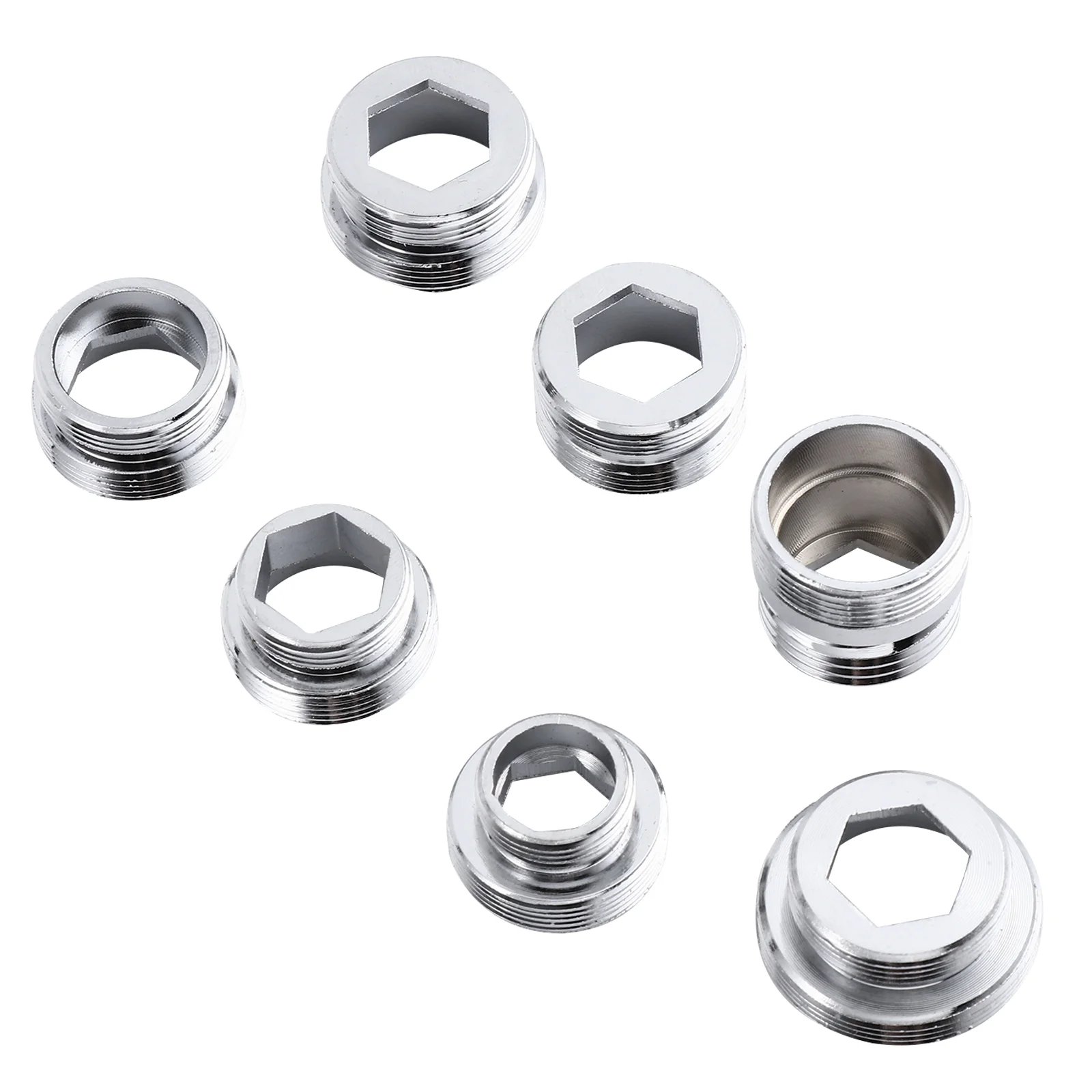 

7pcs Useful Practical Durable Water Filter Adapter Diverter Adapter