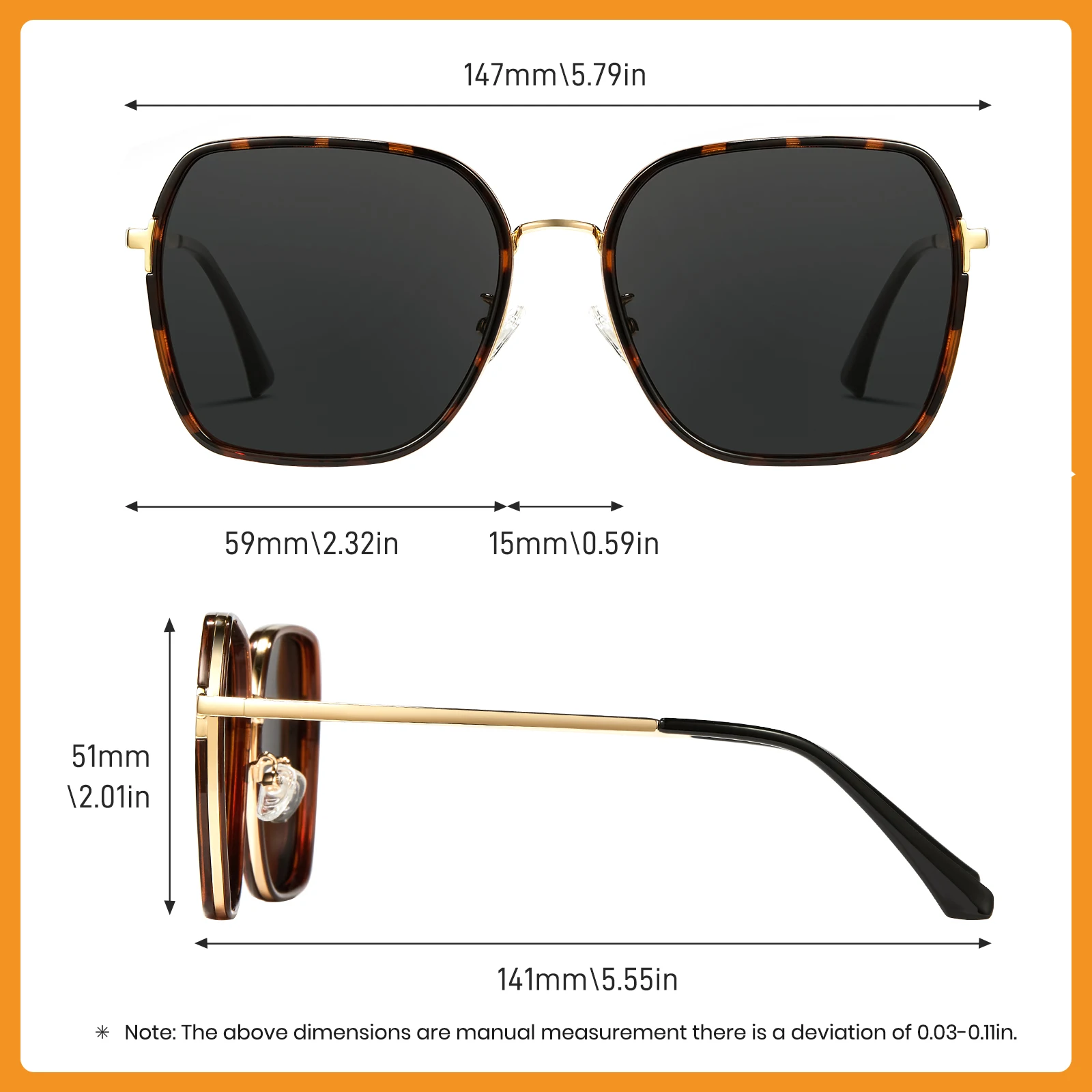 

[NEW] Cyxus солнцезащитные очки для женщин поляризационные Оттенки для мужчин с УФ-защитой солнцезащитные очки больших размеров Квадратная Мет...