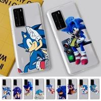 bandai sonic the hedgehog phone case for samsung s20 ultra s30 for redmi 8 for xiaomi note10 for huawei y6 y5 cover