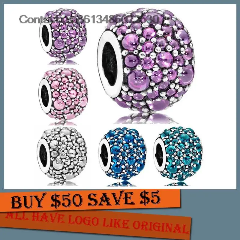 

Шарм-бусина из серебра 925 пробы для браслета