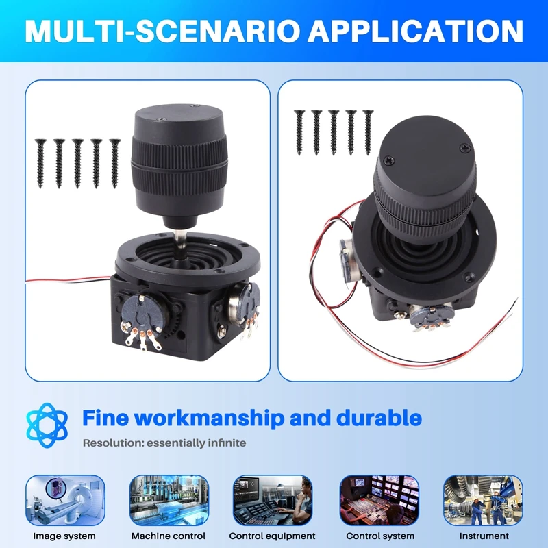 3-осевой джойстик-потенциометр R300B-M2 5K 3D Security Yuntai Control Ball Machine Клавиатура Монитор