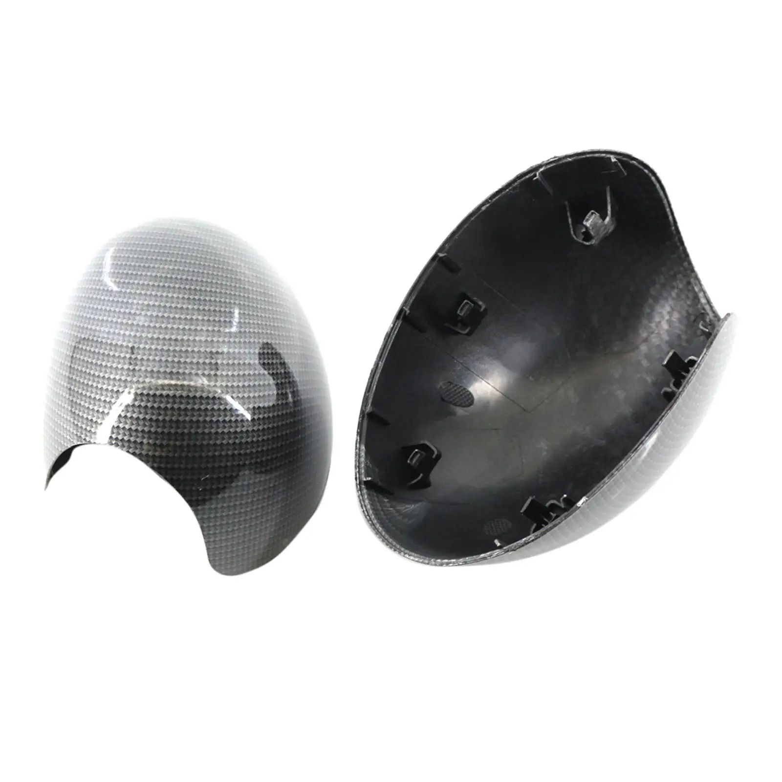 2 Pieces Wing Mirror Cover Casing Rplacement for Mini R55 R56 R57